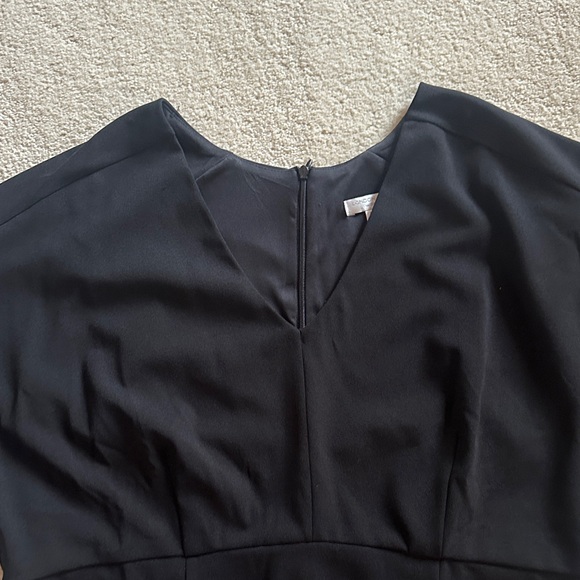 London Times Black Midi Dress - Picture 3 of 4